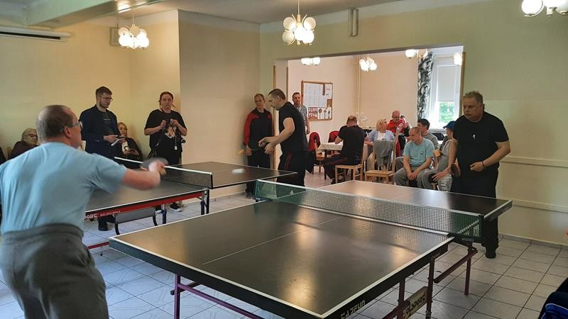 Uczestnicy turnieju podczas gry