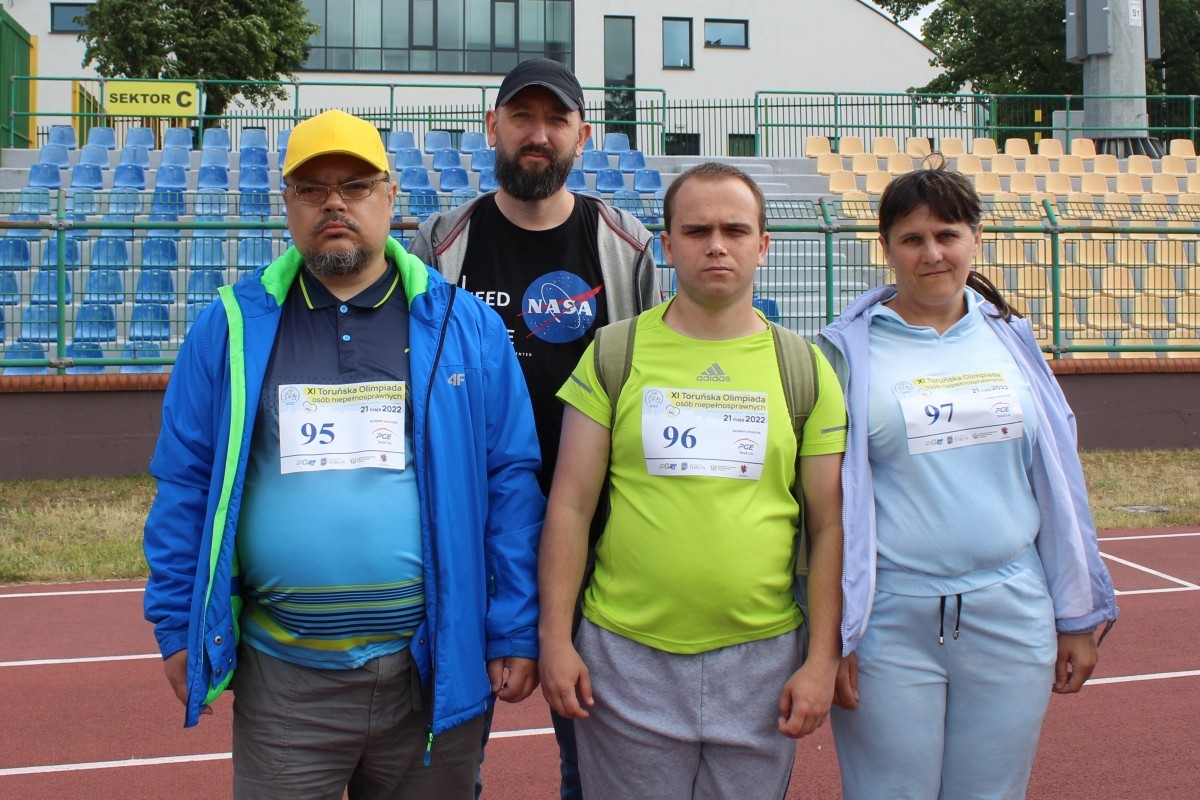 Zawodnicy z DPS Parchanie