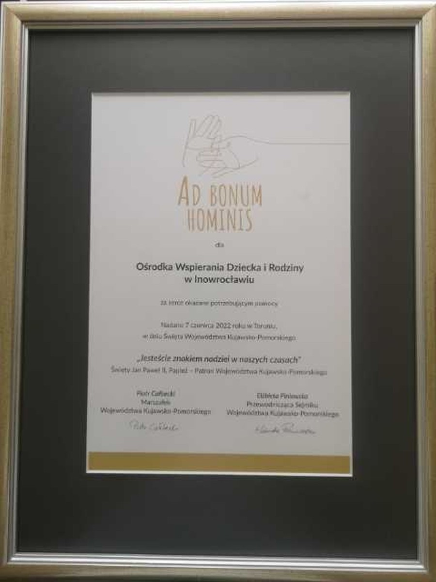 Dyplom Bonum Homini