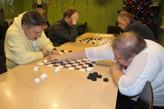 Uczestnicy turnieju podczas gry