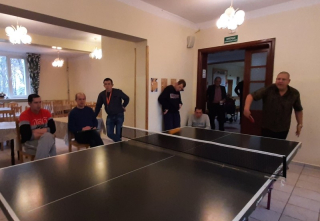 Mecz tenisa stołowego