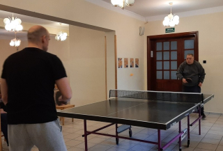 Mecz tenisa stołowego