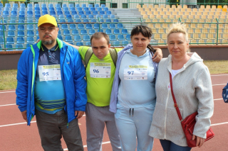 Zawodnicy z DPS Parchanie