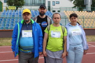 Zawodnicy z DPS Parchanie